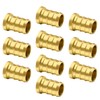 10pcs 1/2" PEX Barb Plug End Cap, Brass PEX Barb