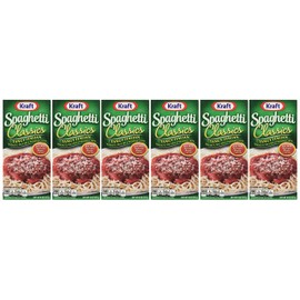 Kraft Spaghetti Classics: Tangy Italian Mix with Parmesan (8 oz Size) 6 Pack