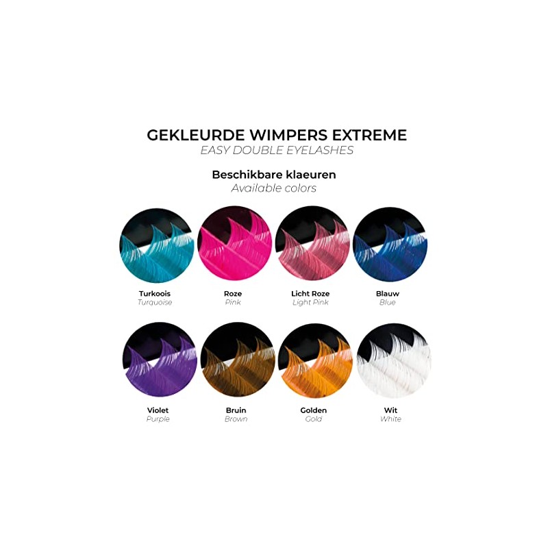 Eyelashes Extreme Volume Crystal Lashes Mix 0.07 Mix 6-14 mm