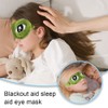 Frog Plush Kids Eye Masks for Sleeping Cartoon Fluff Blindfold