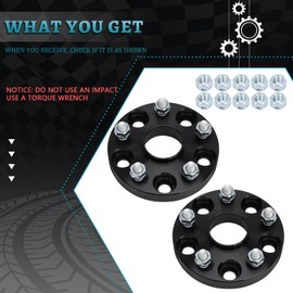 IRONTEK 5x4.5in Wheel Spacers 20mm Real Forged Spacers with 56.1mm Hub Bore M12x1.25 Studs Fit for Subaru 2019-2025 Ascent/ 2018-2025 Forester/ 2005-2014 Impreza/ 2015-2025 Legacy/ 2015-2025 WRX 2PCS