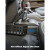 JOYTUTUS Metal Shifter Tray Center Console Organizer Compatible with Wranler