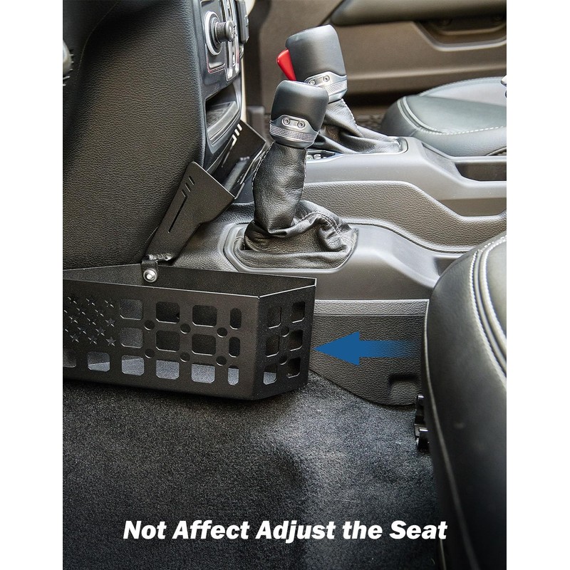 JOYTUTUS Metal Shifter Tray Center Console Organizer Compatible with Wranler