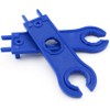 2Pcs Blue Home Improvement Tools 2Pcs Solar Panel MC4 Connector