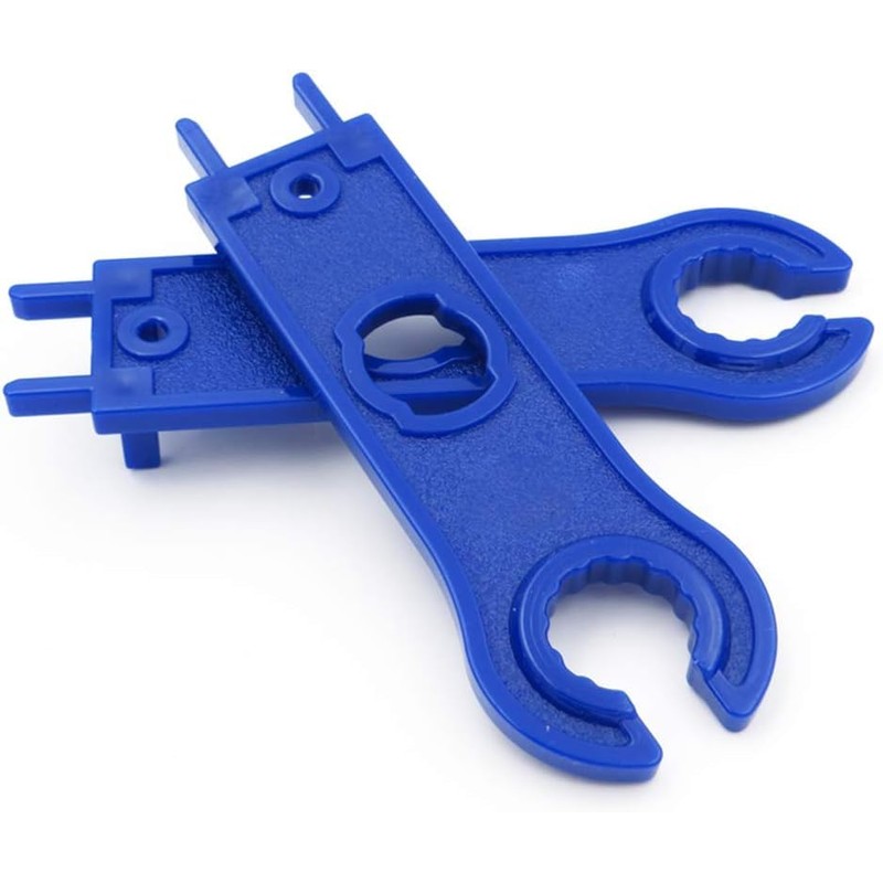 2Pcs Blue Home Improvement Tools 2Pcs Solar Panel MC4 Connector