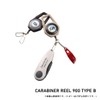 DAIWA Carabiner Reel 900 TYPE B, Black/Gray