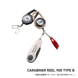 DAIWA Carabiner Reel 900 TYPE B, Black/Gray