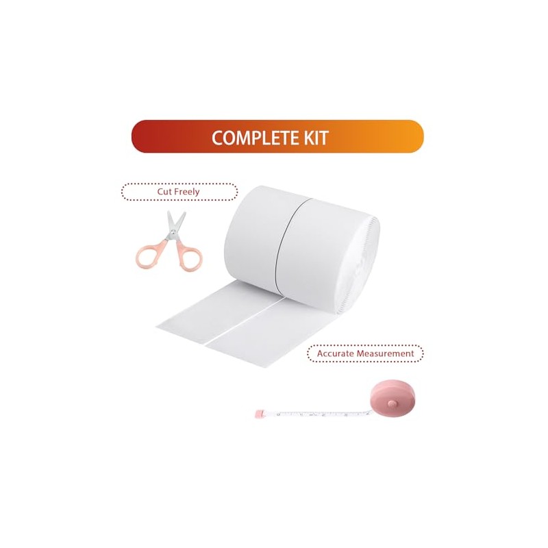 20Ft *3 Inch Hook and Loop Tape with Adhesive Back,