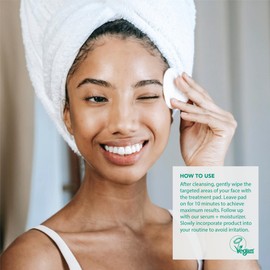 SoloVegan PHA LHA Facial Exfoliator Skin Care Toner Pads Serum Cleanser I Korean Skincare (4% PHA Toner Pads)