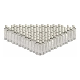 Mister Plastico 100 Pack Botella Plástico 250 Ml Transprnte/gotero.tapa Seg.
