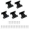E-outstanding 5Pcs Plastic Quick Fitting Furniture Panel Joint Bracket Fast
