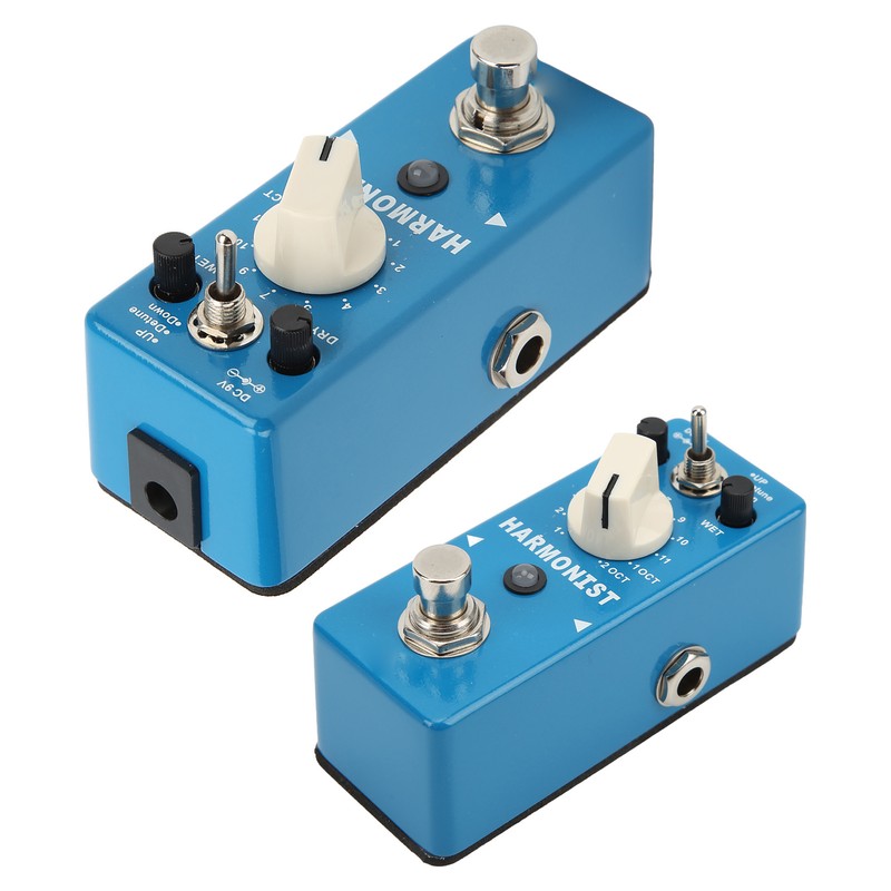 Digital Chip Effect Pedal Metal Blue Guitar Transpose Effects Pedals