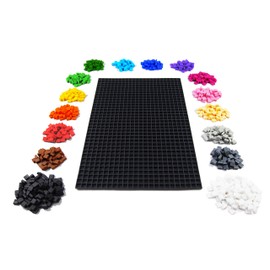 The Manufacture Pixel – PIXEL Handicraft, Creative Mosaic Fun. – Create Your Own Art Hobby Set Zinc Collection Frame And 900 pixels, Black