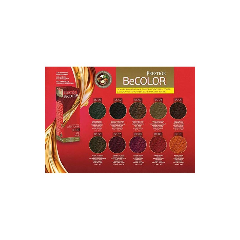 Be Color - Semi-Permanent Hair Colouration, Colour without Ammonia, 100