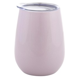 Wine Tumbler Glasses with Lid Stemless Double Wall Vacuum Stainless Steel Travel Tumbler Keeping Cold & Hot for Wine,Coffee,Cocktails,Drinks-Family and Gifts, Lilac