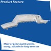 WFLNHB Chrome Front Bumper Skid Plate Replacement for Silverado 1500