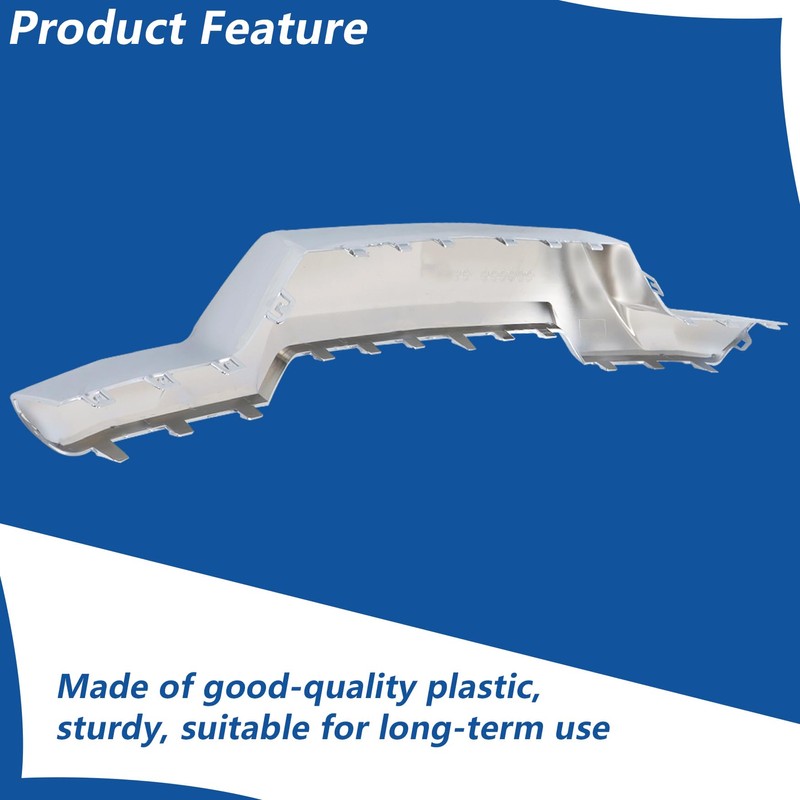WFLNHB Chrome Front Bumper Skid Plate Replacement for Silverado 1500