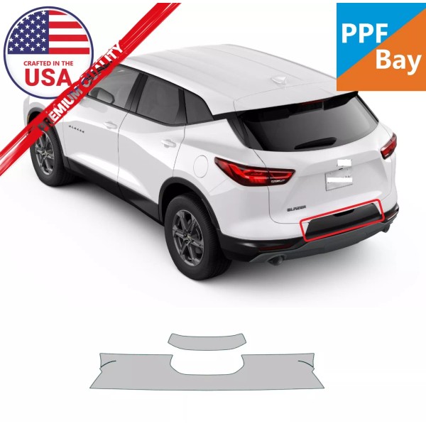 Unbranded For Chevy Blazer 2023-2025 Rear Bumper Deck Paint Protection