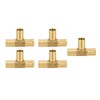 3 Way Adapter Fitting Brass 5/8in Brass Universal Tee Fitting