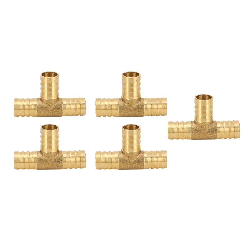 3 Way Adapter Fitting Brass 5/8in Brass Universal Tee Fitting