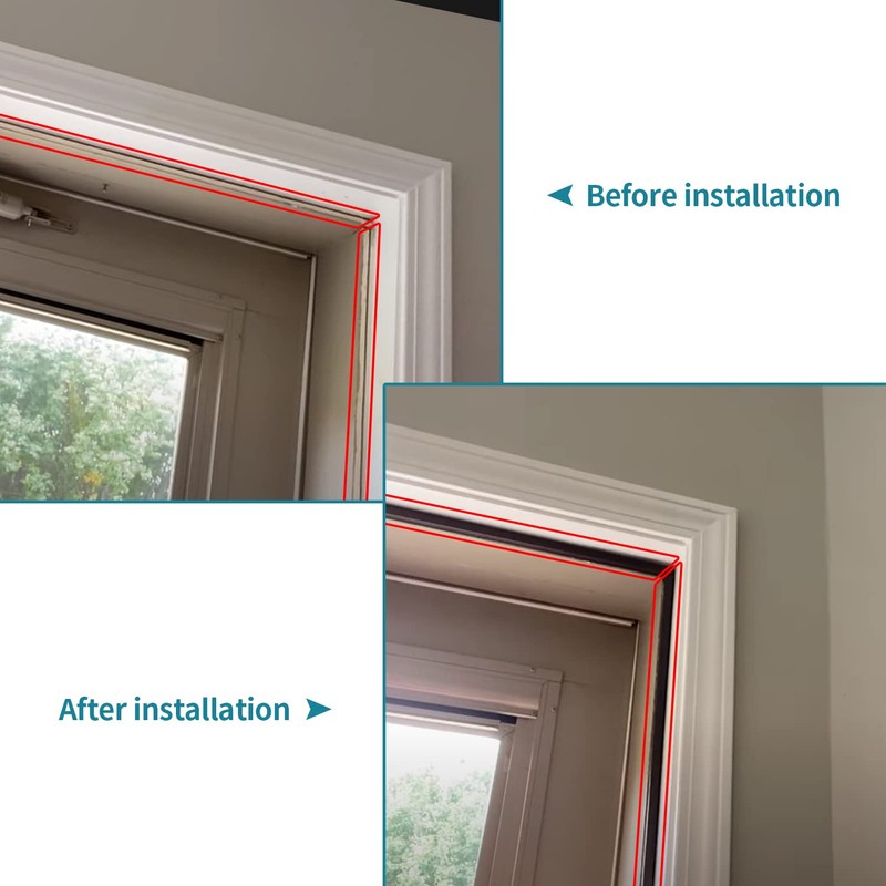 EFUTURETIME Door Seal White 5 m Room Door Seal Perfect