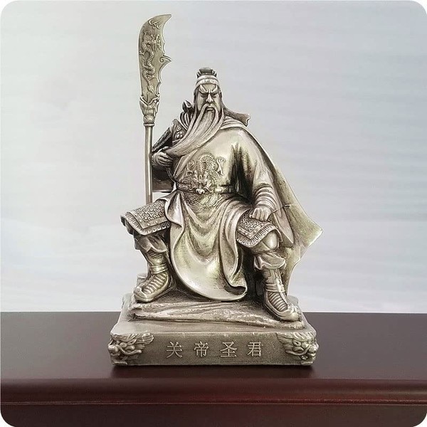 Sangokushi Guan Yu Statue, Guan Emperor Statue, Copper Bronze Statue, Car Figurine, Traditional Chinese Art, Buddha Statue, Guan Yu, God Statue, Bushi Jambhala, Sangoku Engi, Seikuncho, Seiryu Getsu,