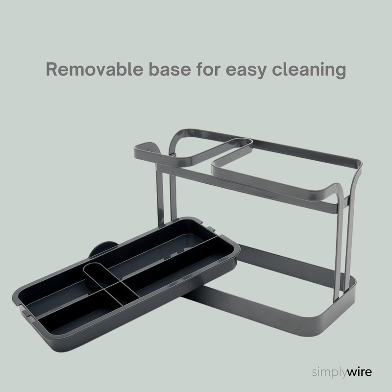 simplywire – Sink Tidy/Caddy – Retro Flat Wire Kitchen Sink