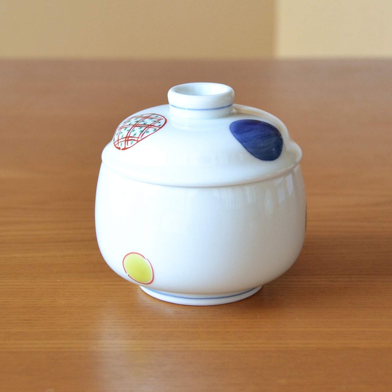 Chawan Mushi Dish, Set of 3, Dinnerware Set, Arita Ware,