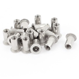 Veda 25 pcs of M8 Threaded Aluminum Rivet Nut Rivnut Insert Nutsert 8mm