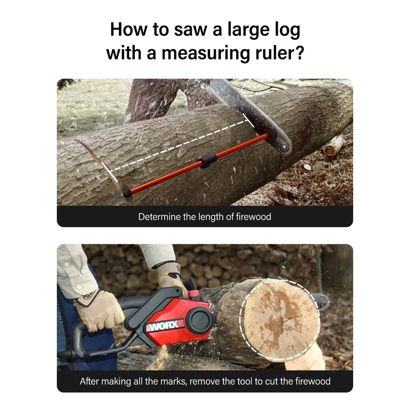 Strong Magnetic Firewood Measuring Tool, Used for Fast Measure Firewood