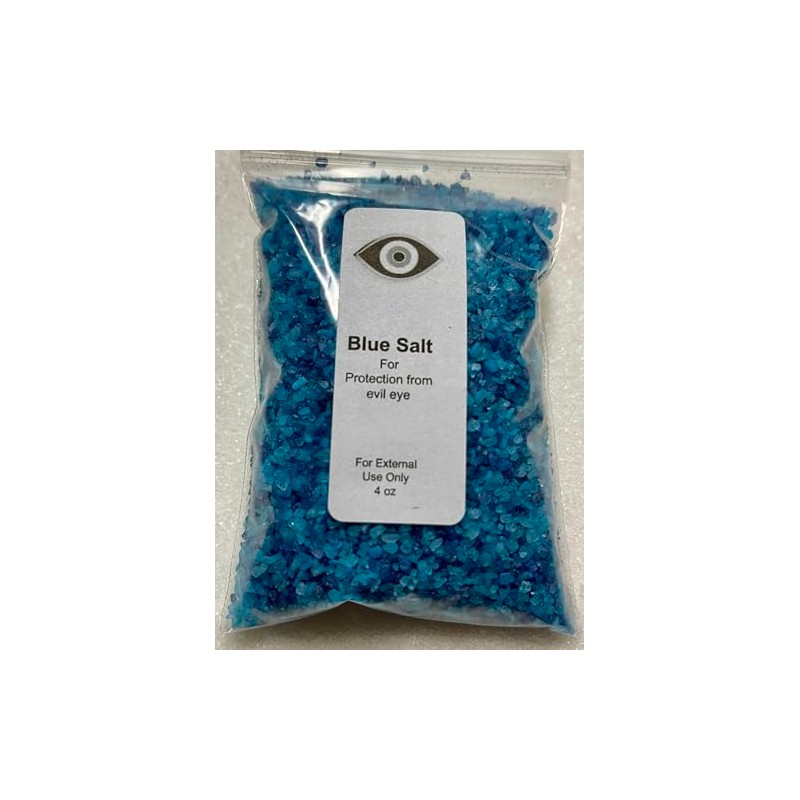 Blue Salt for Protection from Evil Eye 4 oz Bag