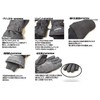 GioiaSorte Gloves, Cold Protection, Snowboarding, Skiing, Cycling, Climbing (Black, L)