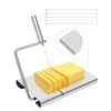 Prokitchen Replaceable Wire Cheese Slicer with Measuring Grids & Board,