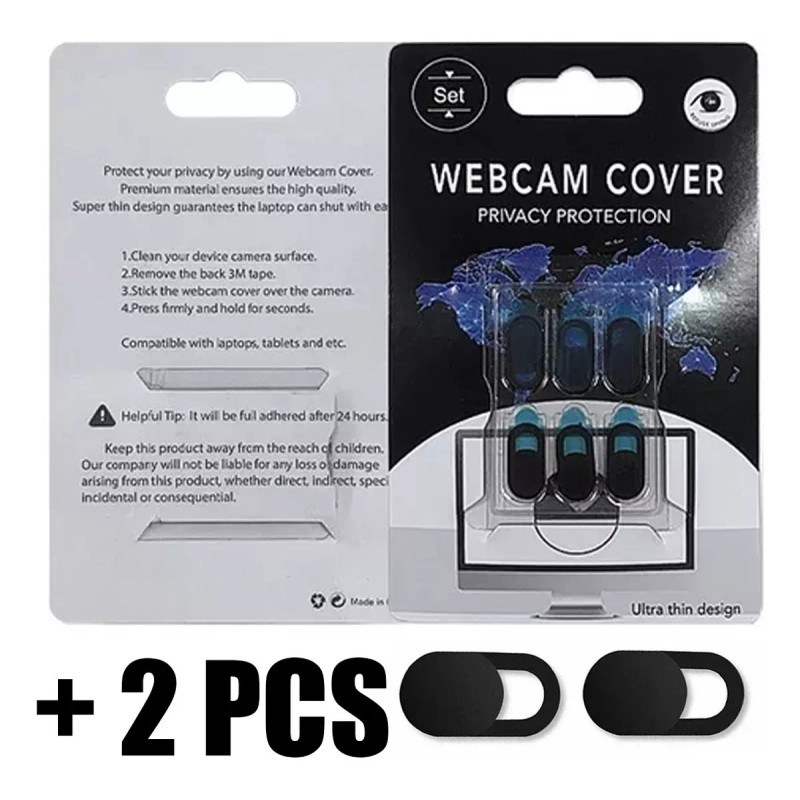 THE9SHOP Cubre Webcam Cubierta Anti Espia Camara Con Tapa Protector