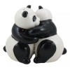 Ceramic Hugging And Dancing Giant Panda Bears Salt And Pepper