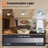 addlon Ceiling Fans with Lights, 42 Inch Low Profile Ceiling