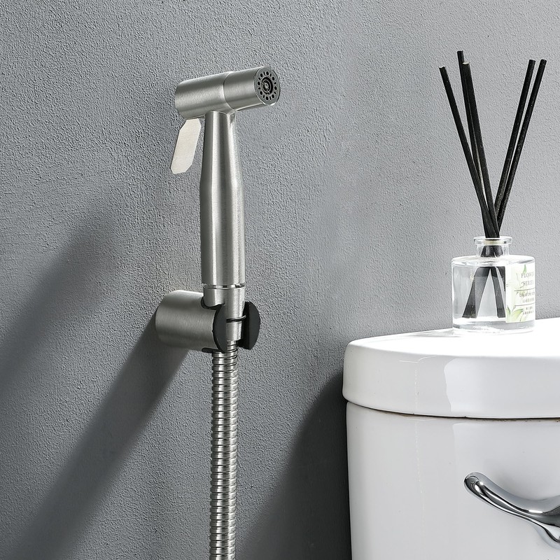 Tugbagocer Bidet Toilet Sprayer Head Stainless Steel Handheld Sprayer for