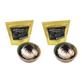 Hatcho Miso Powder - Pack of 2-1.76 oz (50 g) x 2 - All-Natural Fermented Soybean Seasoning - For Soups, Marinades, Sauces - Product of Japan