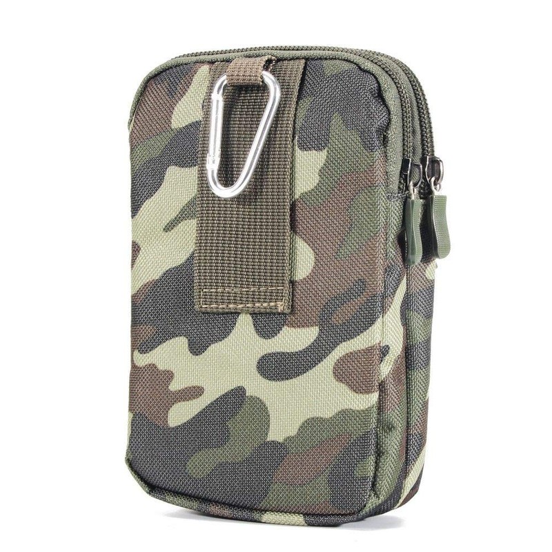 DFVmobile Multi-Purpose Camouflage Belt Bag Military Navy for K-Touch S5