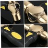 TEHAUX 1Lb Brass Stamping Hammer Mini Handle Double-Face Design for