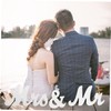 Ciieeo 1 Set Wedding Wooden Mr & Mrs Signs Wedding