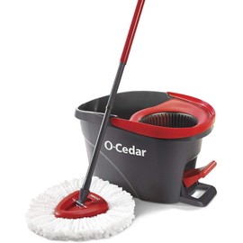 O-Cedar EasyWring Microfiber Spin Mop and Bucket Floor Cleaning System