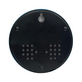 シンワ 温湿度計 F-2 環境管理 丸型 15cm アクアブルー 70501