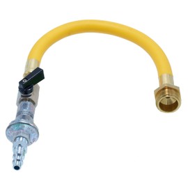 TOPRING 45 PSI Air Compressor Water Blow Out Adapter, RV Winterizing Kit with male garden hose connector and Preset Air Pressure Regulator