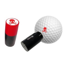 ASBRI GOLF BALL STAMPER. SKULL AND CROSSBONES