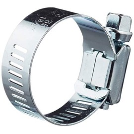 Merriway BH03447 (2 Pcs) Jubilee Pipe Hose Clip Clamp, Size 1: 25-35 mm (1 inch to 1.3/8 inch) Mild Steel - Pack of 2 Pieces