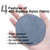 9KM DWLIFE Nylon Ripstop Fabric, Dark Grey 60x393 Inch, 40D