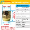 Set of 32, 9/16 OEM Factory Wheel Lug Nuts Replacement