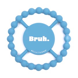 Baby Teether by Bella Tunno, Silicone Teethers for Babies 3-6 Months, 6-12 Months, Baby Toys, Pacifier, Teething Relief, Boys, Girls, Bruh