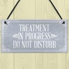 RED OCEAN TREATMENT IN PROGRESS Do Not Disturb Hanging Wall